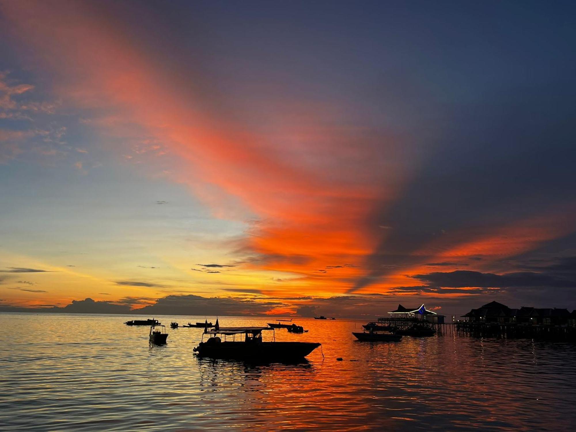 Mabul Backpackers Leilighet Mabul Island Eksteriør bilde