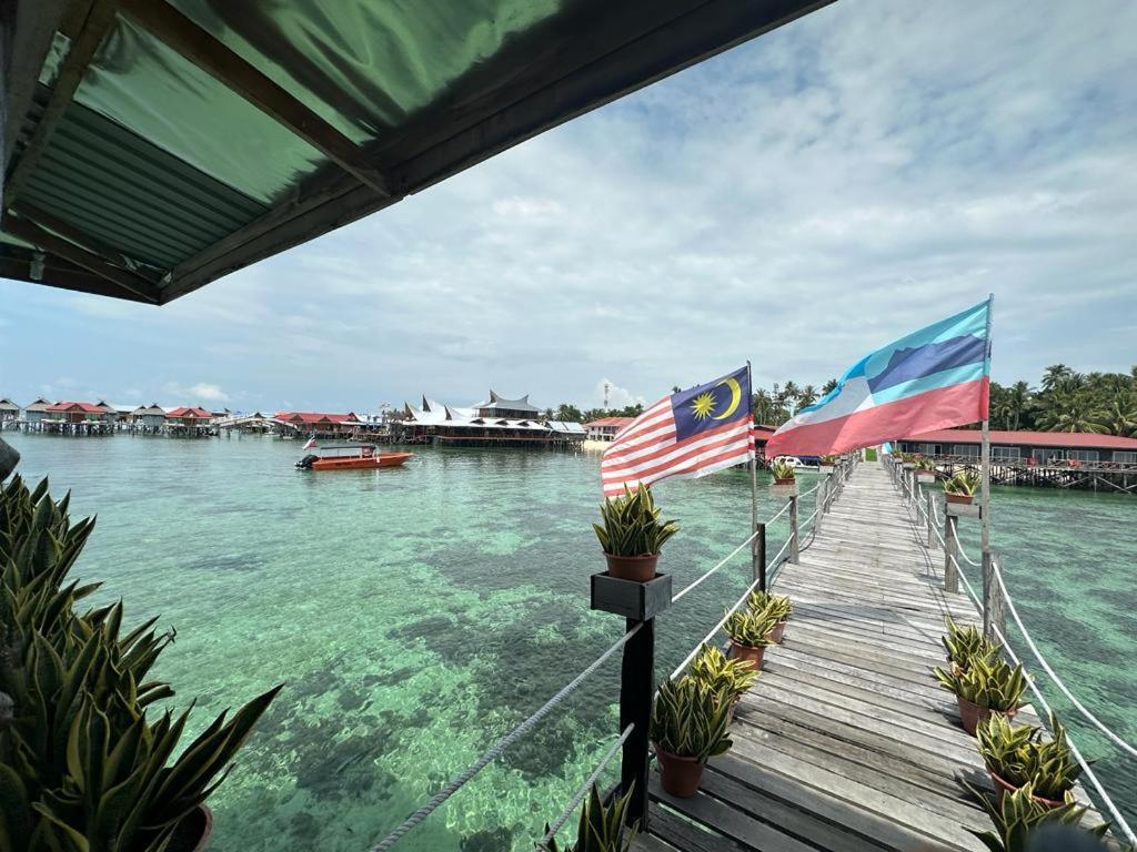 Mabul Backpackers Leilighet Mabul Island Eksteriør bilde