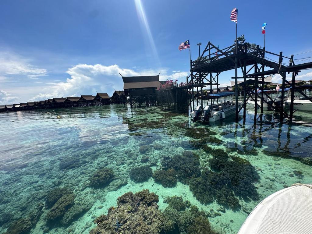 Mabul Backpackers Leilighet Mabul Island Eksteriør bilde
