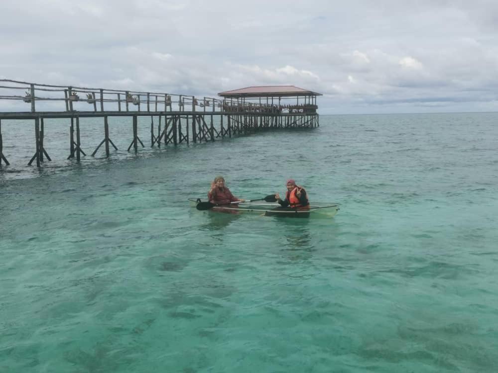 Mabul Backpackers Leilighet Mabul Island Eksteriør bilde