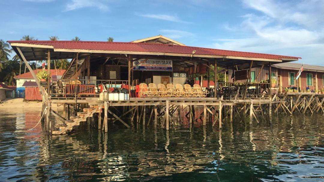 Mabul Backpackers Leilighet Mabul Island Eksteriør bilde